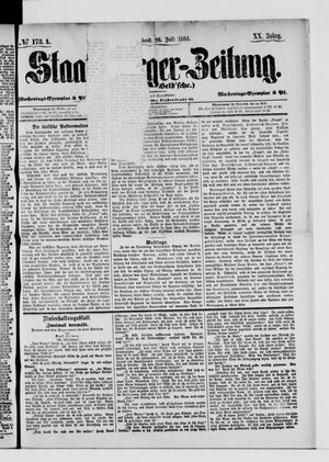 Staatsbürger-Zeitung vom 26.07.1884