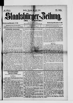 Staatsbürger-Zeitung on Jul 29, 1884