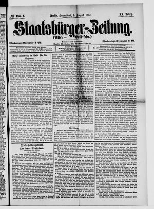 Staatsbürger-Zeitung vom 09.08.1884
