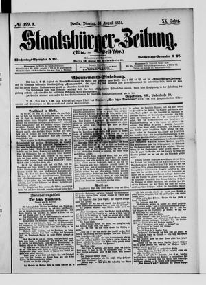 Staatsbürger-Zeitung vom 26.08.1884