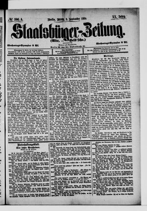 Staatsbürger-Zeitung vom 03.09.1884