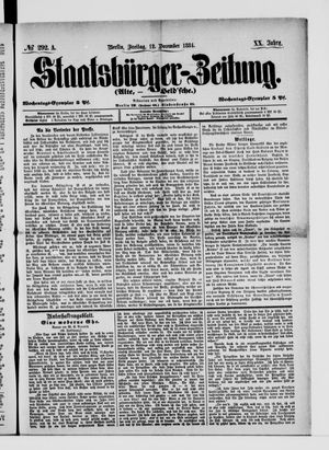 Staatsbürger-Zeitung vom 12.12.1884
