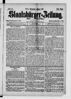 Staatsbürger-Zeitung vom 07.01.1885