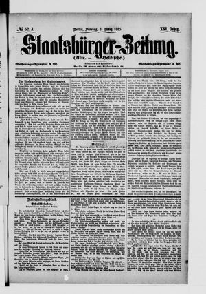 Staatsbürger-Zeitung vom 03.03.1885
