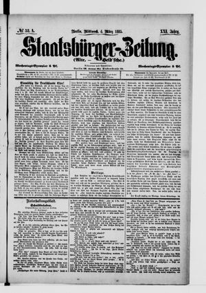 Staatsbürger-Zeitung on Mar 4, 1885
