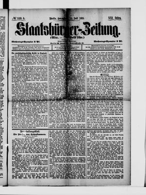 Staatsbürger-Zeitung vom 11.07.1885