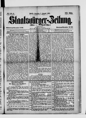 Staatsbürger-Zeitung on Aug 2, 1885