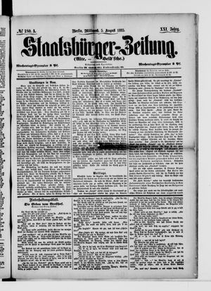 Staatsbürger-Zeitung on Aug 5, 1885