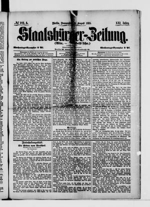 Staatsbürger-Zeitung on Aug 6, 1885