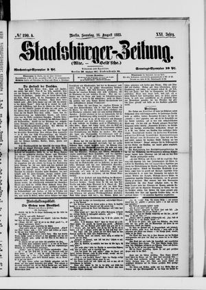 Staatsbürger-Zeitung vom 16.08.1885