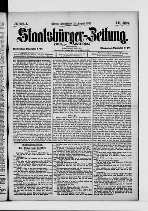 Staatsbürger-Zeitung vom 29.08.1885