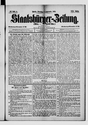 Staatsbürger-Zeitung vom 08.09.1885