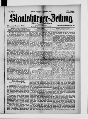 Staatsbürger-Zeitung vom 06.10.1885