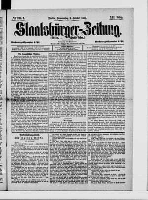 Staatsbürger-Zeitung vom 08.10.1885