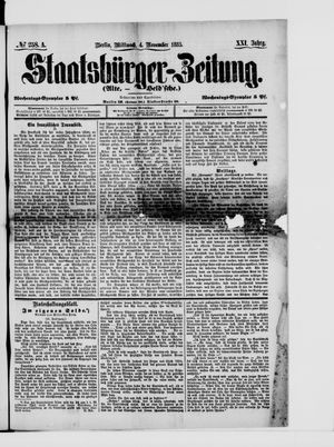 Staatsbürger-Zeitung vom 04.11.1885