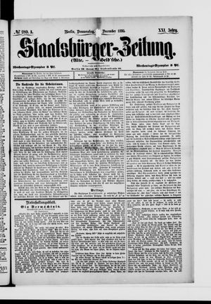 Staatsbürger-Zeitung vom 10.12.1885