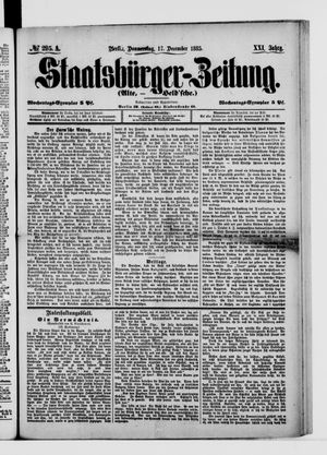 Staatsbürger-Zeitung vom 17.12.1885