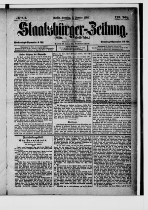 Staatsbürger-Zeitung on Jan 2, 1886