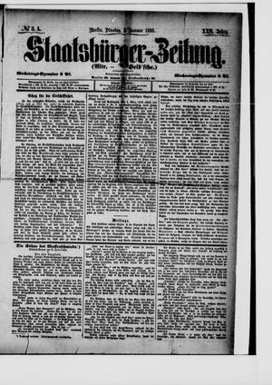 Staatsbürger-Zeitung vom 05.01.1886