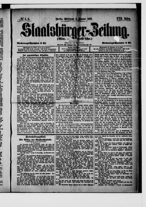 Staatsbürger-Zeitung vom 06.01.1886