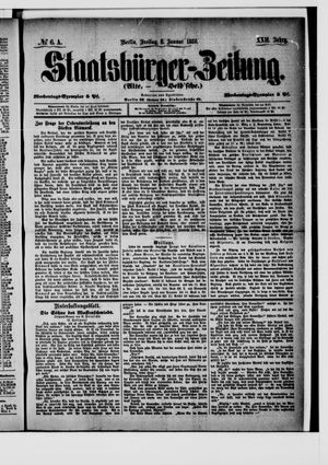 Staatsbürger-Zeitung vom 08.01.1886