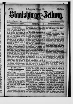 Staatsbürger-Zeitung vom 10.01.1886