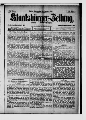 Staatsbürger-Zeitung vom 14.01.1886