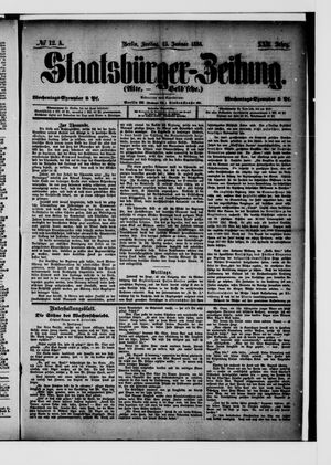 Staatsbürger-Zeitung vom 15.01.1886