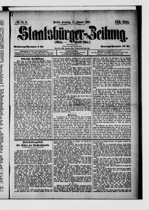 Staatsbürger-Zeitung vom 17.01.1886