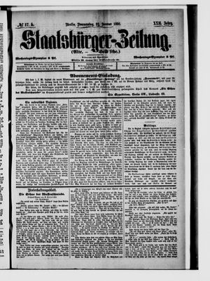 Staatsbürger-Zeitung vom 21.01.1886