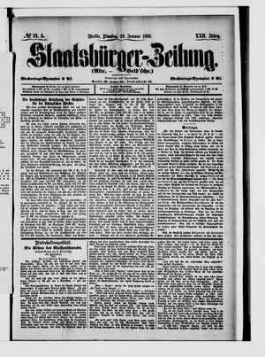 Staatsbürger-Zeitung vom 26.01.1886