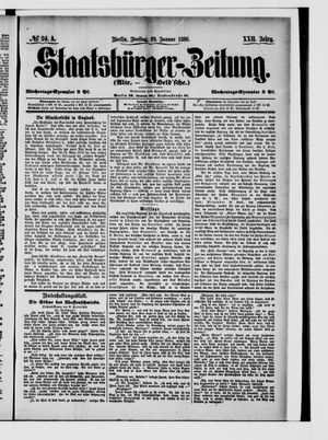 Staatsbürger-Zeitung vom 29.01.1886