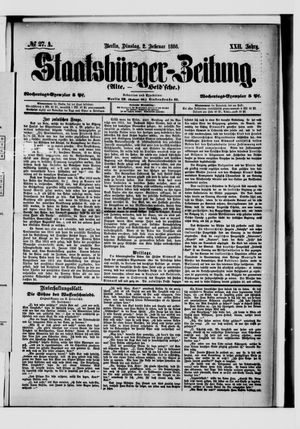 Staatsbürger-Zeitung on Feb 2, 1886