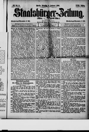 Staatsbürger-Zeitung on Feb 9, 1886