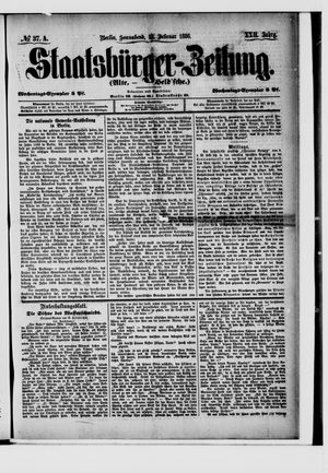 Staatsbürger-Zeitung on Feb 13, 1886