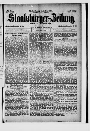 Staatsbürger-Zeitung on Feb 16, 1886