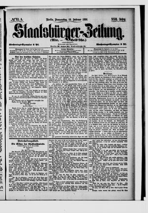 Staatsbürger-Zeitung vom 18.02.1886