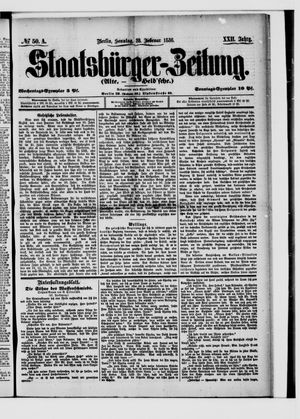 Staatsbürger-Zeitung on Feb 28, 1886