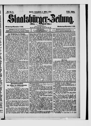 Staatsbürger-Zeitung on Mar 6, 1886