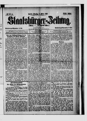 Staatsbürger-Zeitung on Mar 9, 1886