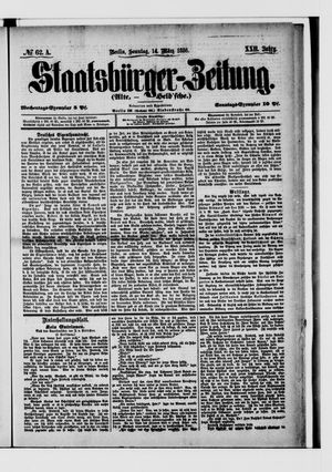 Staatsbürger-Zeitung on Mar 14, 1886