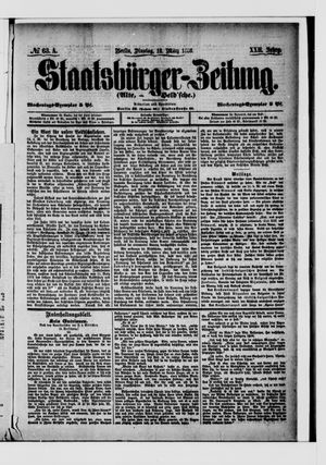 Staatsbürger-Zeitung on Mar 16, 1886