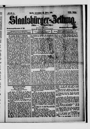 Staatsbürger-Zeitung on Mar 20, 1886