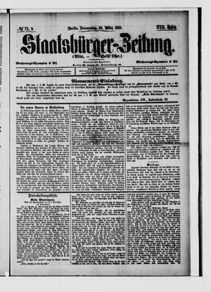 Staatsbürger-Zeitung on Mar 25, 1886