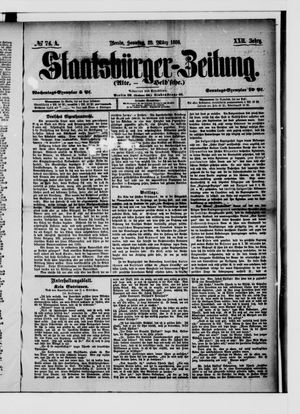 Staatsbürger-Zeitung on Mar 28, 1886