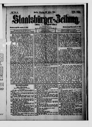 Staatsbürger-Zeitung on Mar 30, 1886