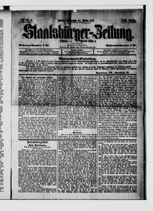 Staatsbürger-Zeitung on Mar 31, 1886