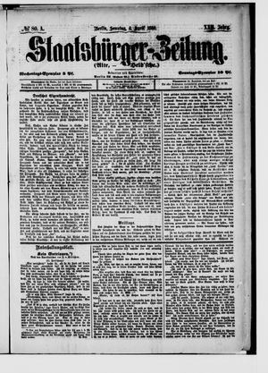 Staatsbürger-Zeitung vom 04.04.1886