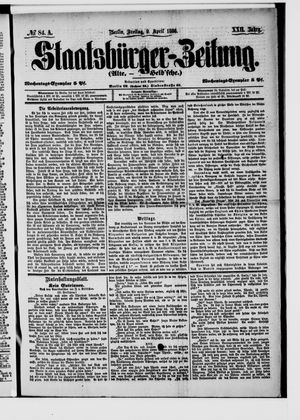 Staatsbürger-Zeitung vom 09.04.1886