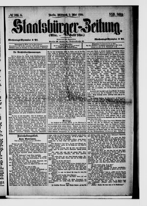 Staatsbürger-Zeitung vom 05.05.1886